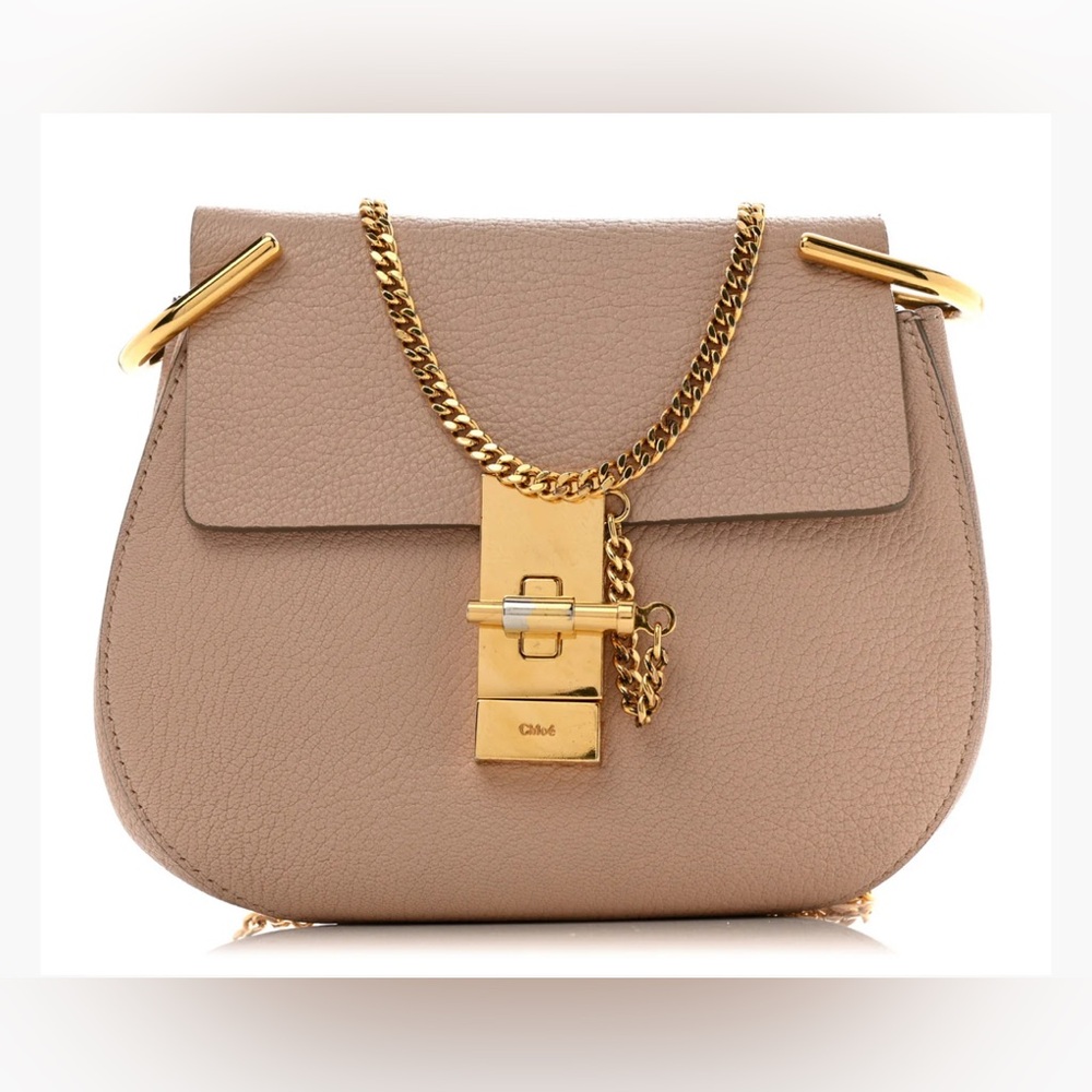 Chloe Mini Drew Leather Bag